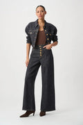 Joseph Ribkoff 264901 Dark Blue Denim Wide Leg Jean