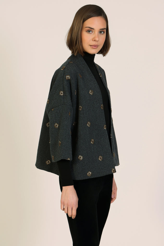 Traffic People 12896001 Shrug Black Jacket