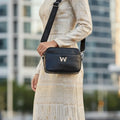 Wonders WB-52002-C Black Hand Bag