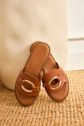 Nekane YQ.YEN 000013 Flat Sandal With Circular  Hardware