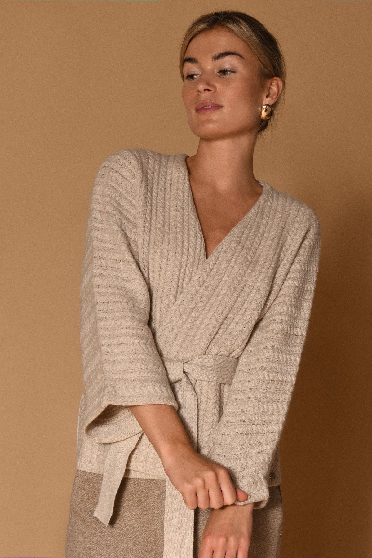 Gustav 62431 Liva Light Latte Cardigan