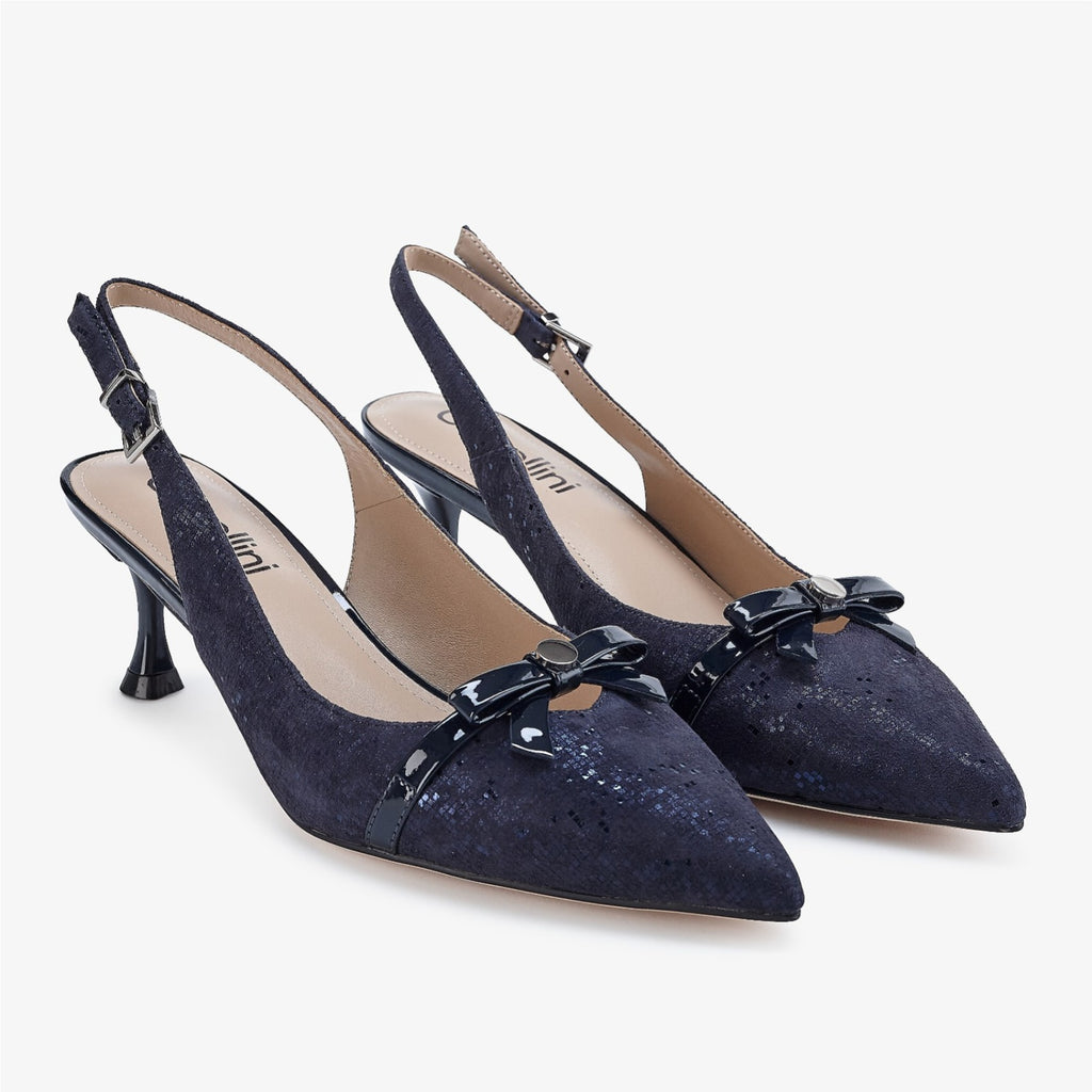 Capollini Allegro Nubuck Leather Sling Dress Shoe