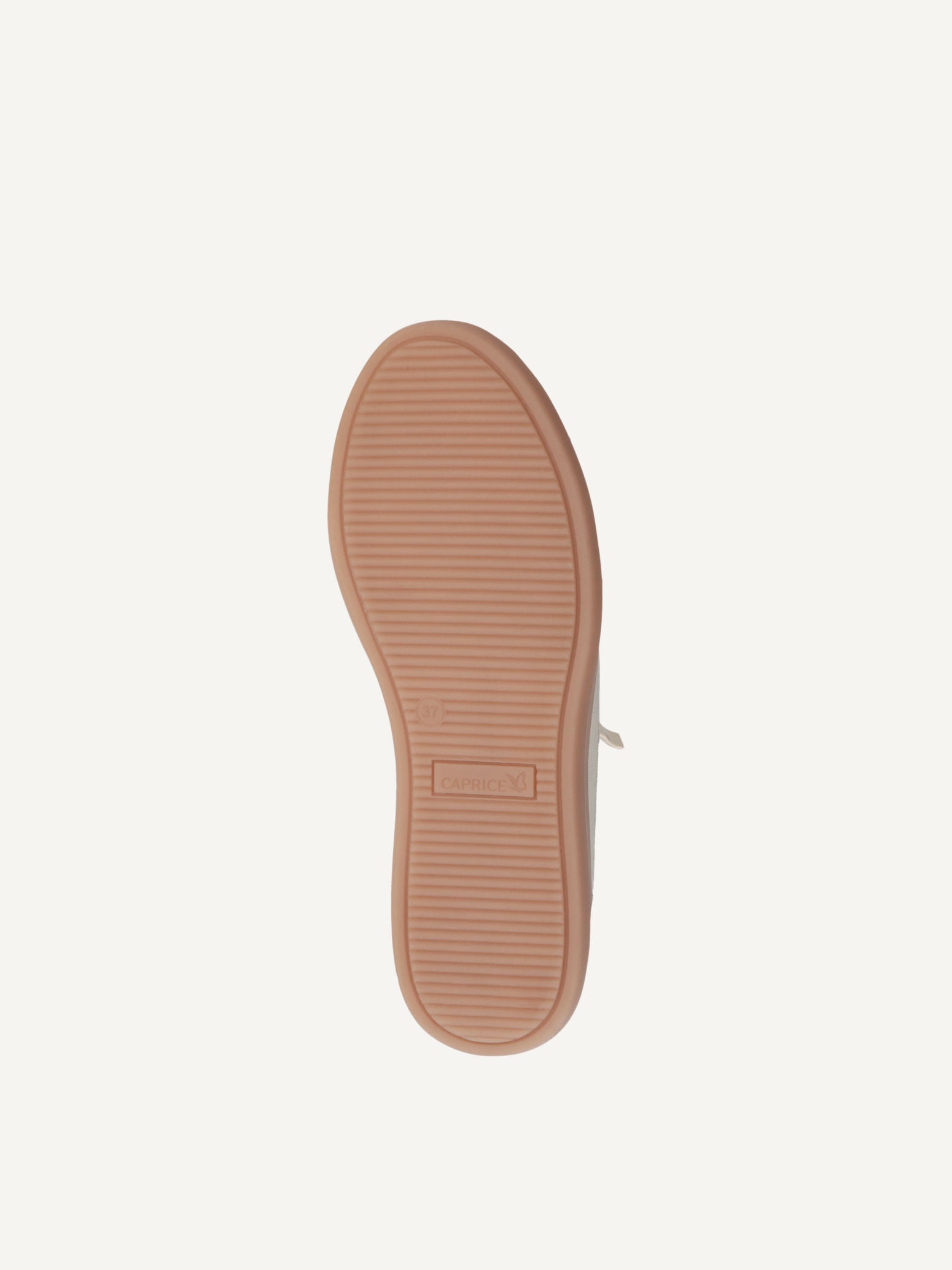 Caprice Metalic Patent Cream And Gold Sneaker Comfort Shoe