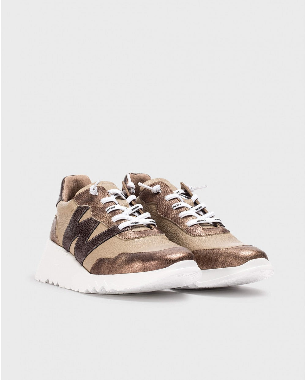 Wonders - Taupe Wonders Dress Trainer