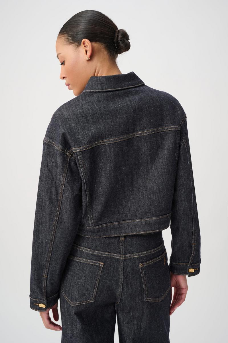 Joseph Ribkoff 264900 Dark Denim Blue Jean Jacket