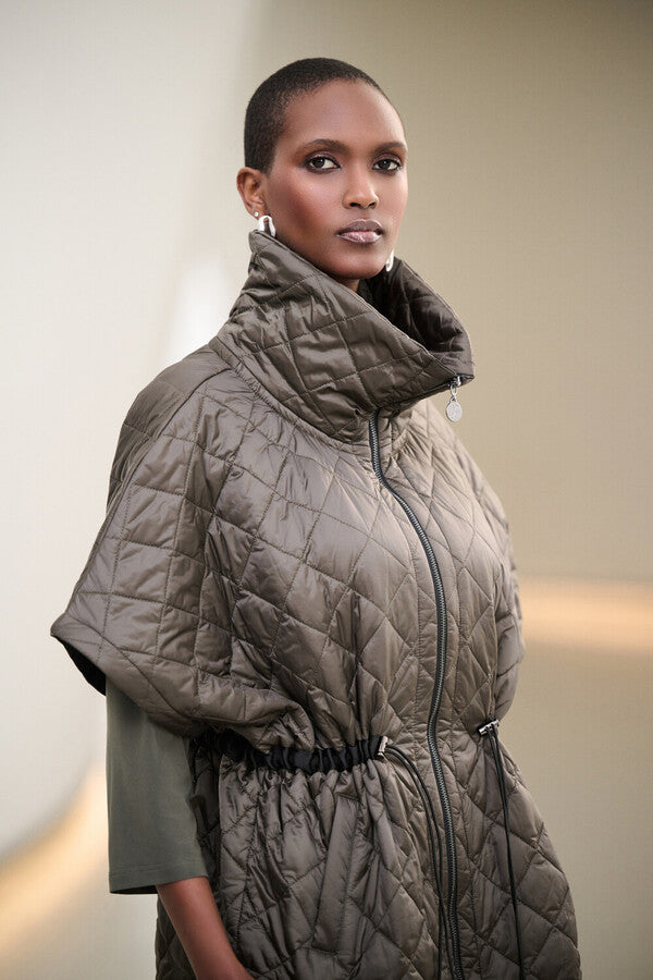 Joseph Ribkoff 263643 Sporty Quilted Padded Gilet Jacket