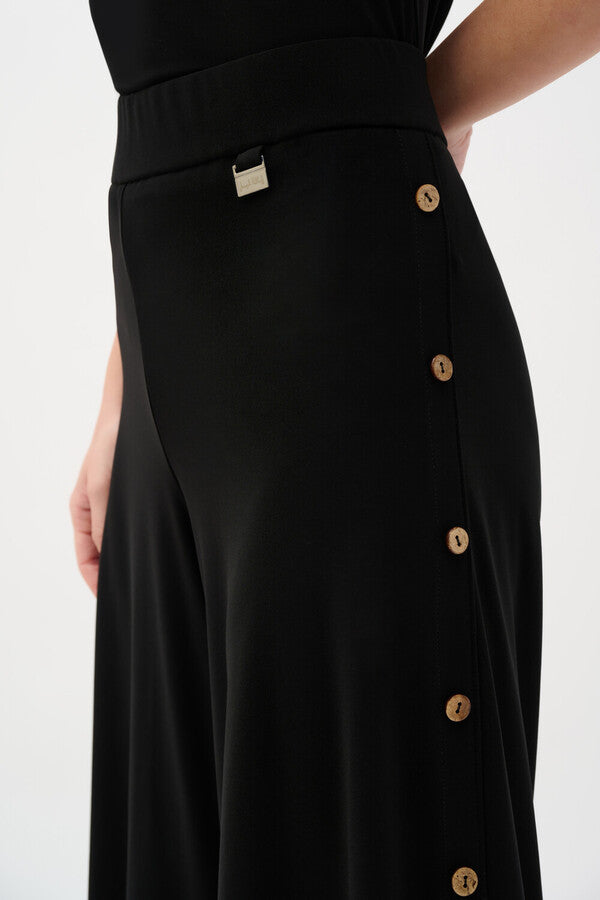 Joseph Ribkoff 262008 Mahogany Wide Leg Trouser