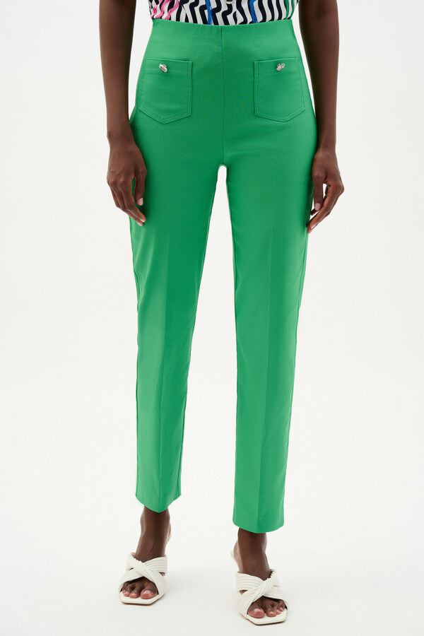 Joseph Ribkoff 262197 Palm Green Trouser