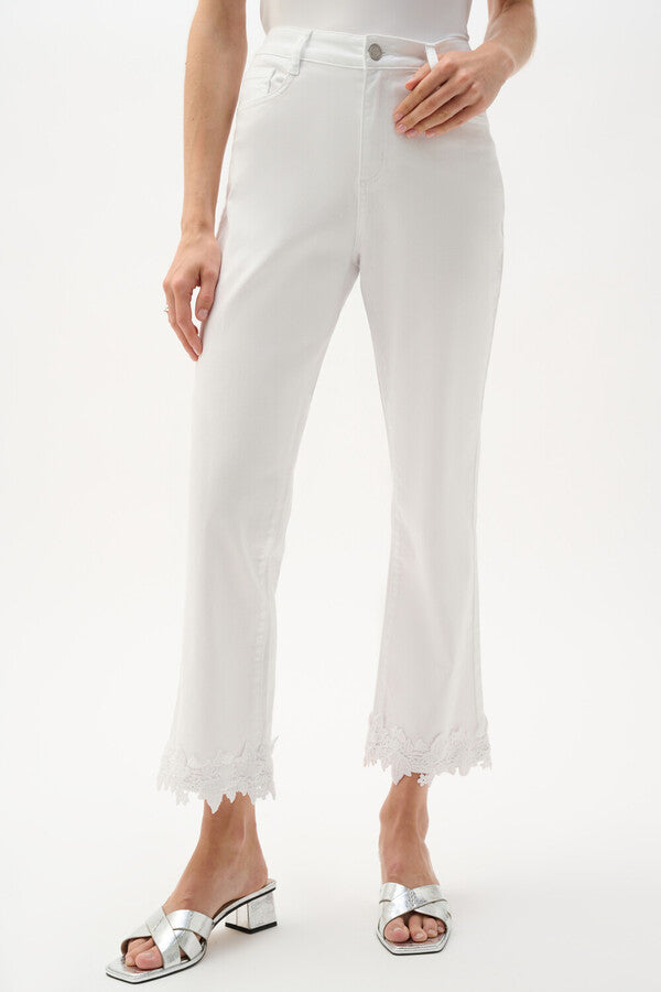 Joseph Ribkoff 262938 White Trouser