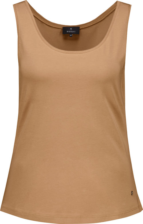 Monari 410371 Basic Ribbed Round Neck Top