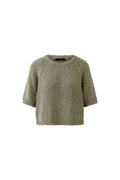 Oui 97421 Sage Green 3/4 Sleeves Jumper