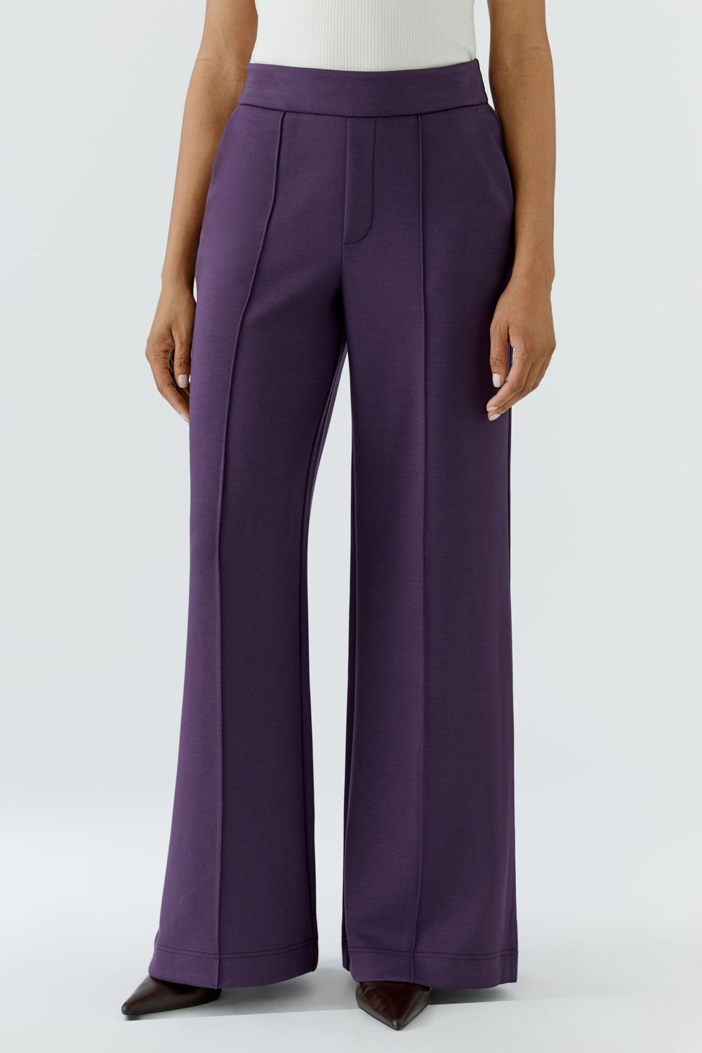 Oui 99024 Relaxed Fit Regular Length Trousers