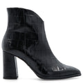 Wonders M- 5444 Misuri Negro Block Heel Ankle Boots