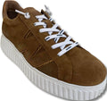 Wonders A-5201 Camel Color Trainers With White Sole