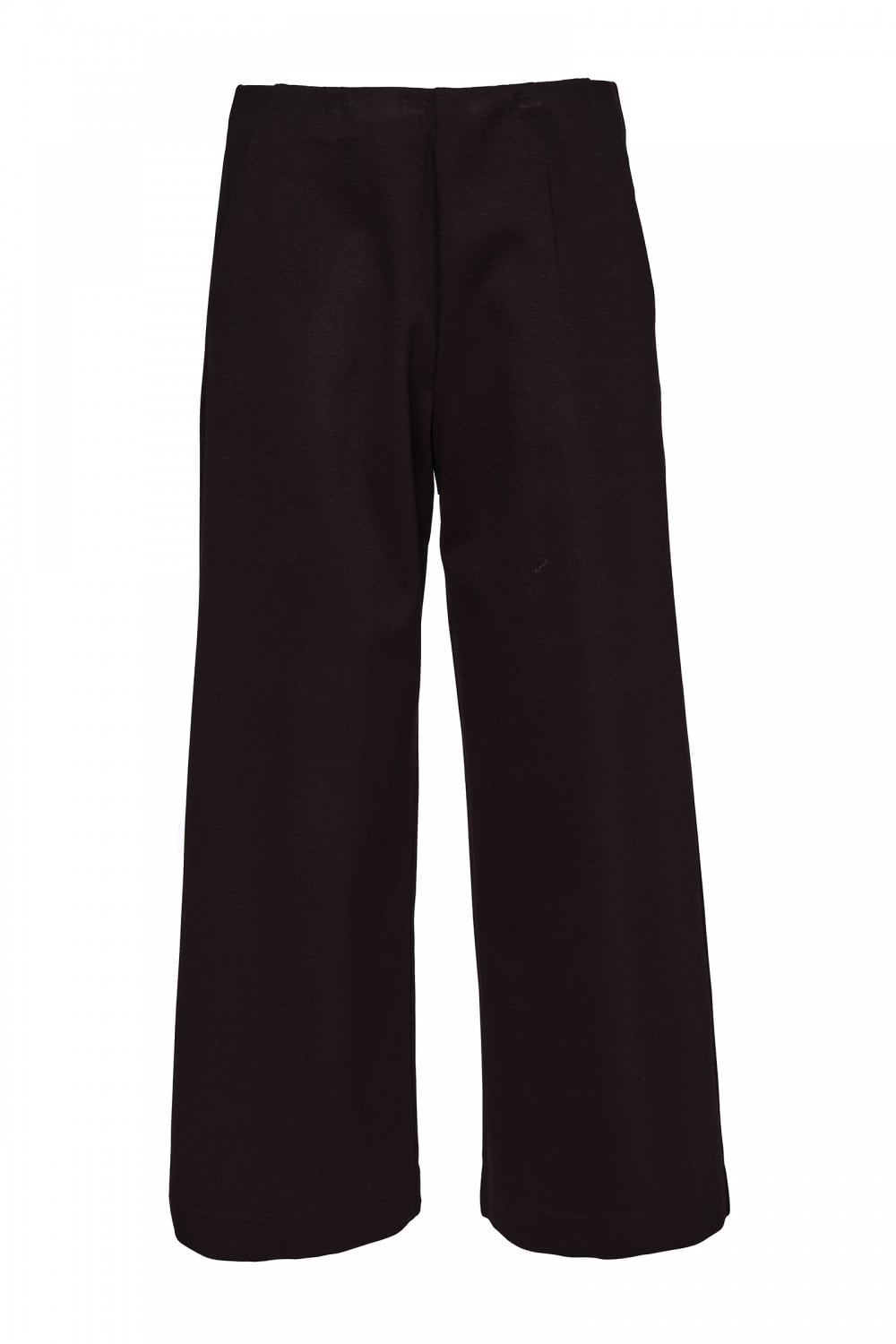 NAYA 26301 Black Soft Wide Leg Trouser With Side Pocket
