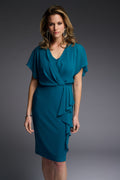 Joseph Ribkoff - Chiffon over lay dress - Martha V 