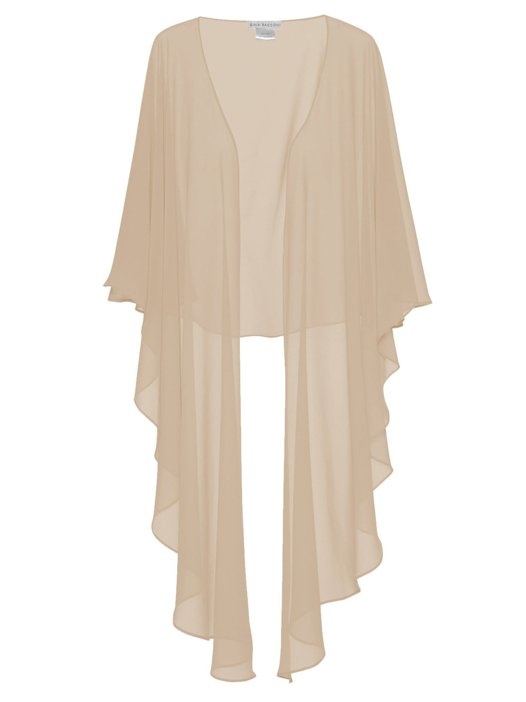 Gina Bacconi - Chiffon mid-length wrap in colours - Martha V 